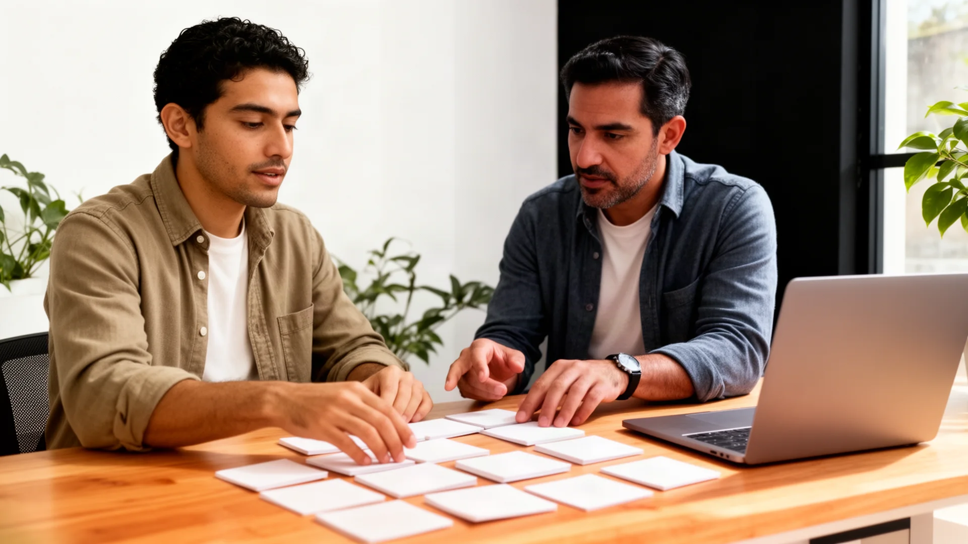 Analistas mexicanos revisando información operativa en una sesión de trabajo